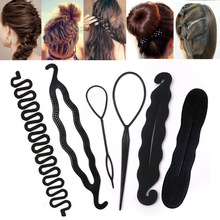 1pcs Vrouwen Magic Foam Sponge Hairdisk Haar Apparaat Donut Quick Messy Bun Opgestoken Haar Clip Haaraccessoires Styling gereedschap