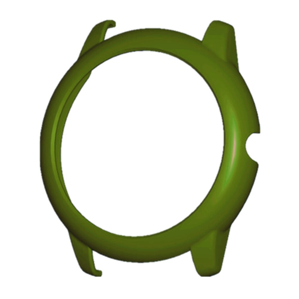 Schutz Rahmen Fall Für Haylou Solar LS05 Smart Uhr PC Kunststoff Schützen Abdeckung Shell Bumper Für Xiaomi Haylou Solar Glas film: Dark green