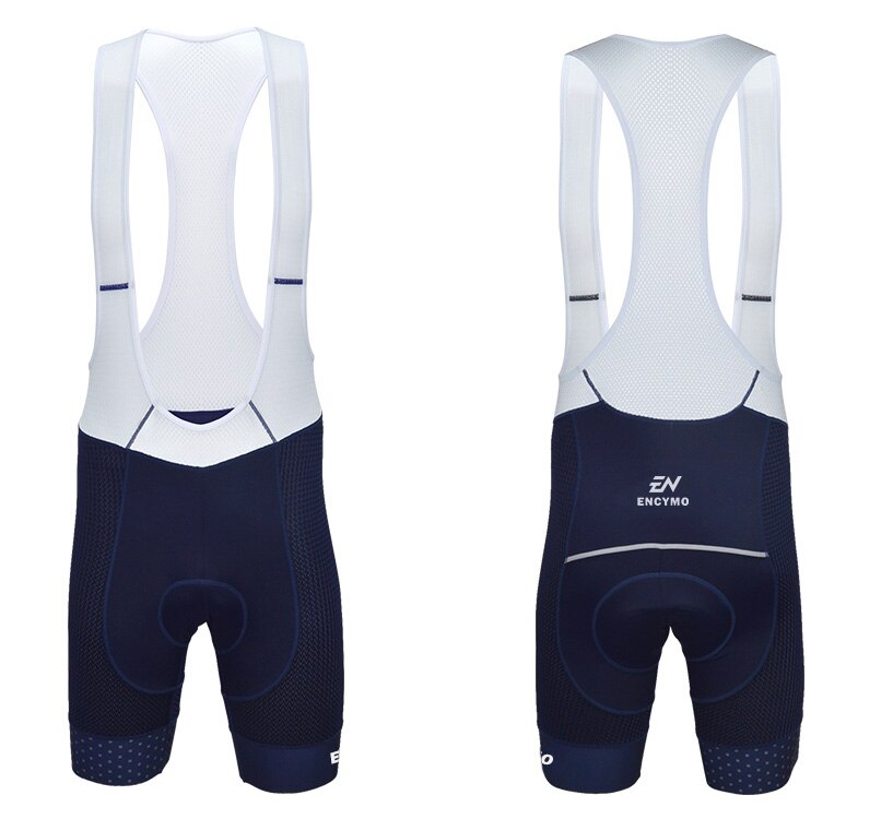 Fietsbroek met bretels heren ademend pro fietsbroek met bretels schokbestendig sponskussen fietsbroek 7cm beensband 6 uur rijden