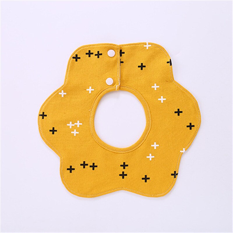 Cotton Baby Boys And Girls Feeding Burp Cloths 360 degrees Rotating Baby Bibs Towel Cute Bandanas Scarf Children Cravat Stuff: 9