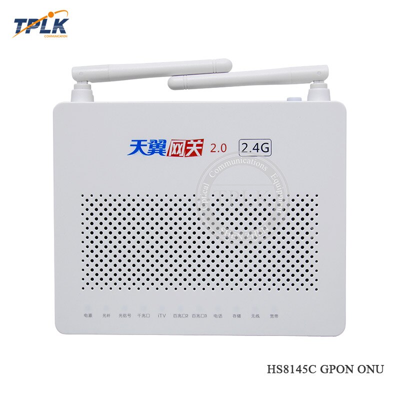 Original HS8145C GPON ONUFTTH HGU Router Modem 1GE+3FE+1TEL+Wifi 2.4G ONT Carrier Grade
