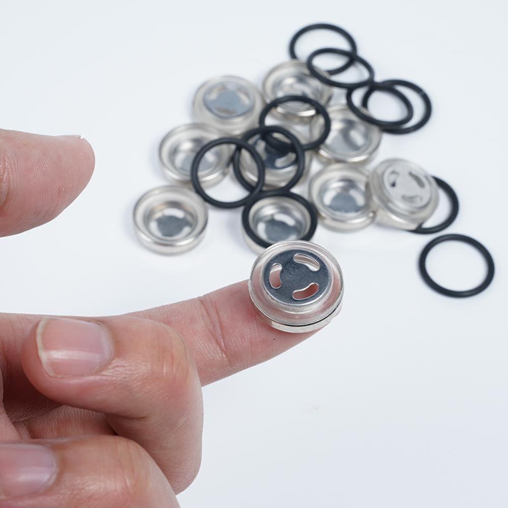 2 sæt 18mm motorcykel master bremsecylinder reservoir sigtglas med gummipakning til motorcykelbremse koblingsgreb