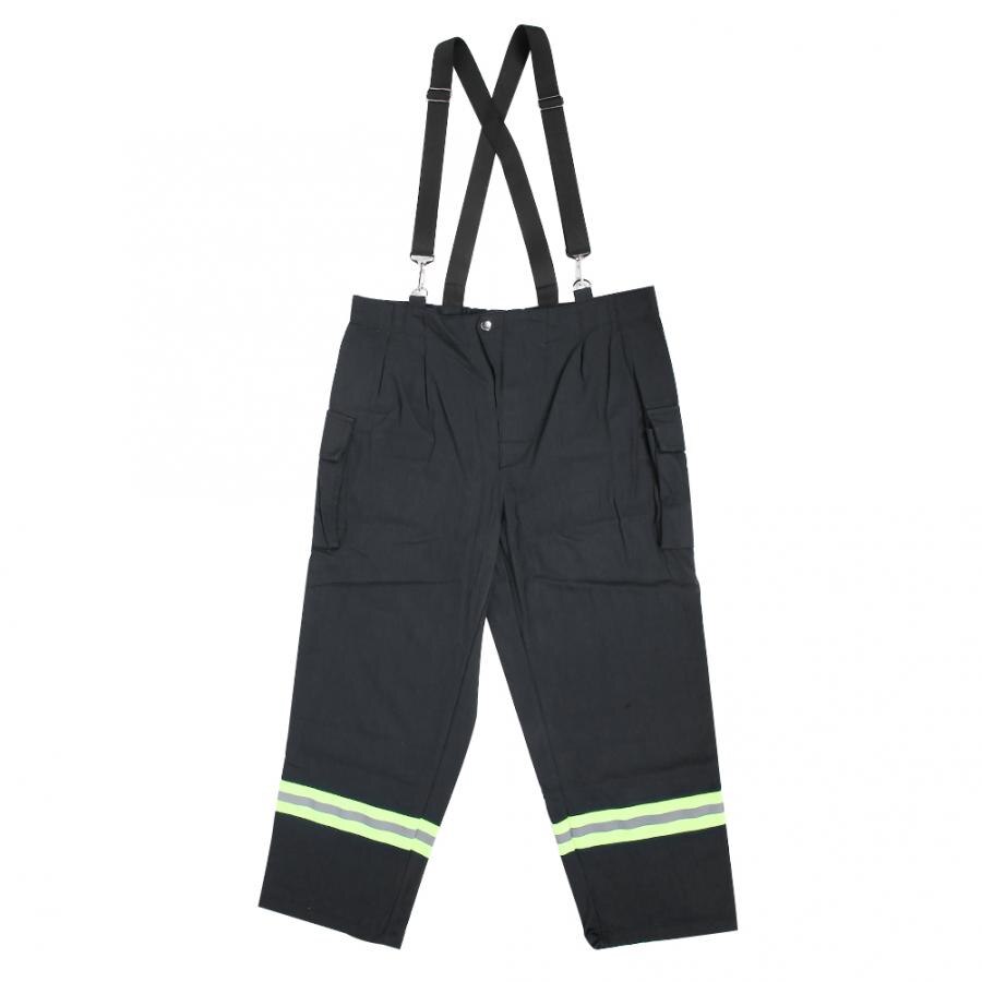 Feuer ausrügestochen Flammschutzmittel Feuerfeste Hitzebeständigen Feuerwehr Schutz Kleidung Reflektierende Mantel Hosen Feuer Beständig Kleidung