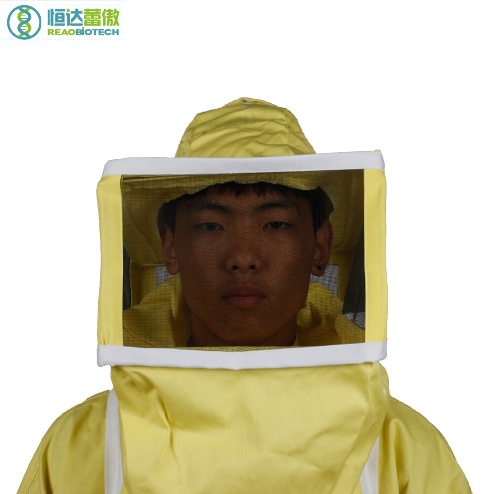 Beschermende Bijenteelt Jacket Bijenteelt Bijenteelt Bee Katoen en Grazen Vierkante Cap Jas Imker Kostuum HDBC-006