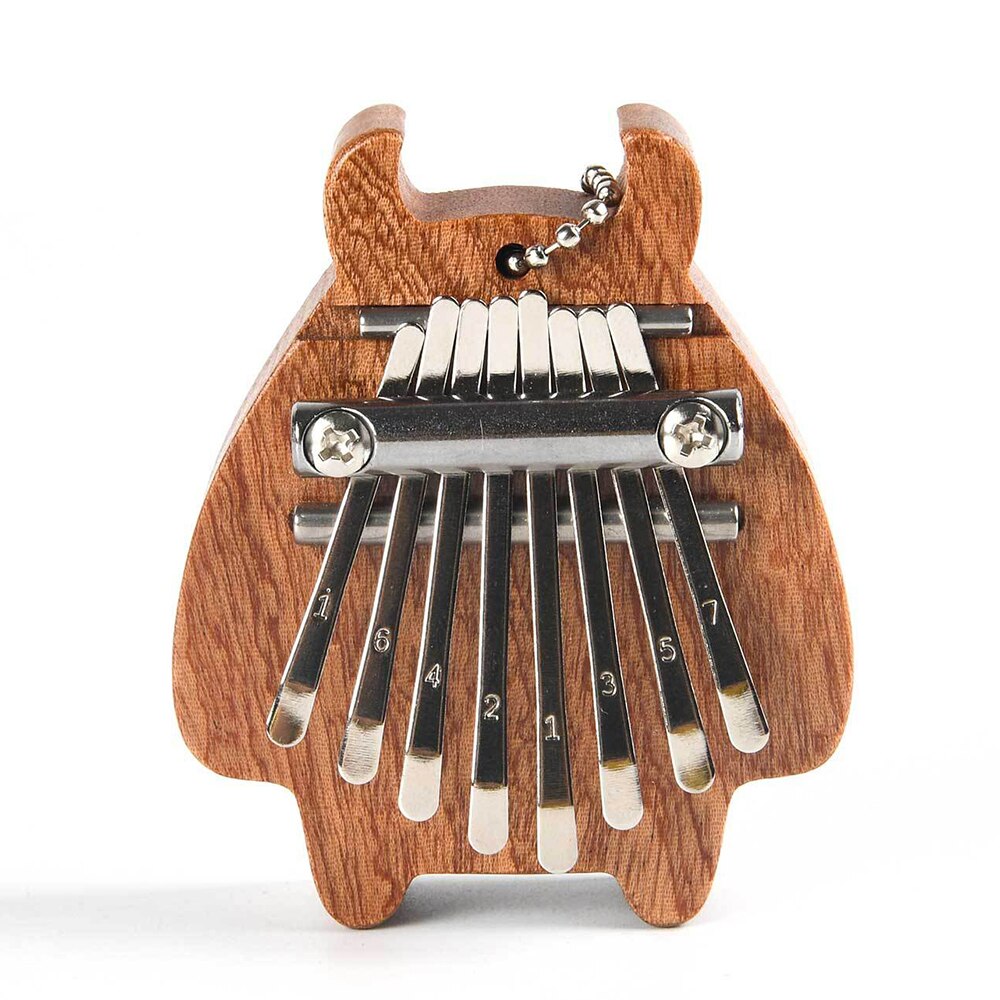 8 Keys Kalimba Mini Kalimba Portable Thumb Piano Finger Percussion Keyboard Pocket Kalimba With pendant for kids