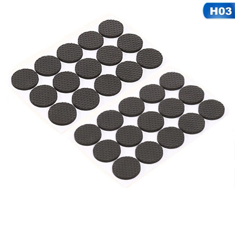Sofa Bein Stumm Selbst-Klebstoff Anti-rutsch Aufkleber Hocker Tisch Ecke Fuß Schutz matt Stuhl Fuß Pad Tisch fuß matt Möbel: Roundx30Stck