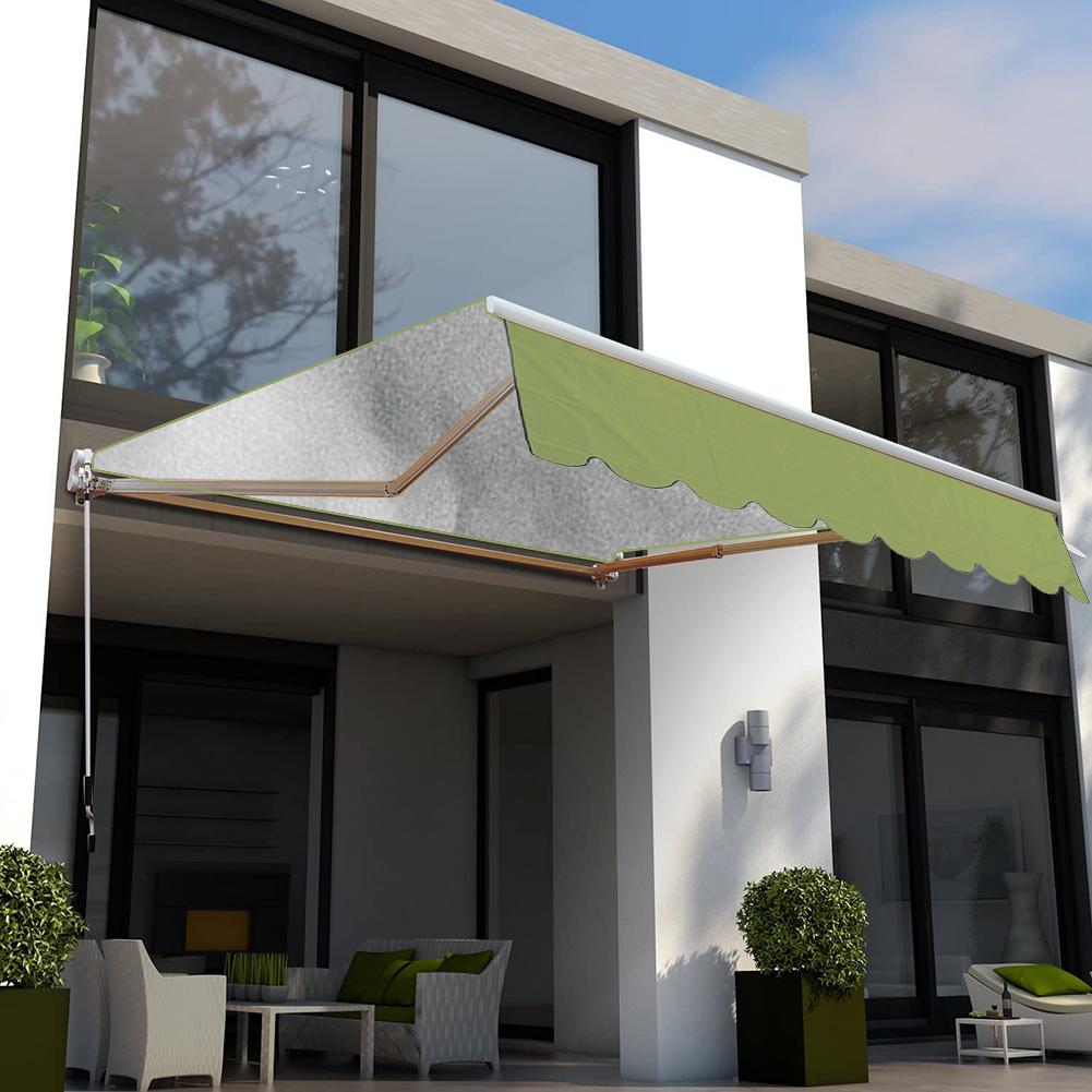 Sunshade Canopy Sun Shade Sail Canopy Waterproof Patio Awning Window Canopy Awning UV Block Curtain For Patio Outdoor Garden