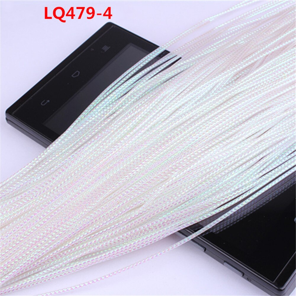 75m/bag Rainbow Color Hair Rope Styling Tool Magic Braid Tail Hair Braid Ponytail Styling Rope Maker for Girls Hairstyle: white
