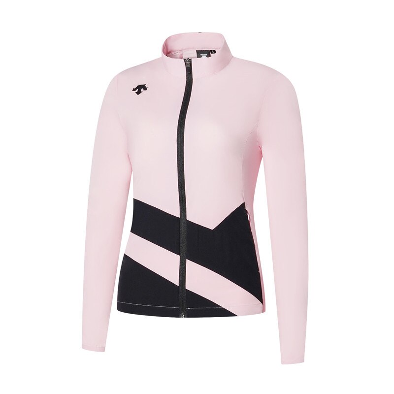 Nueva camiseta de manga larga de Golf para mujer, chaqueta cortavientos para el sol: Rosa / L