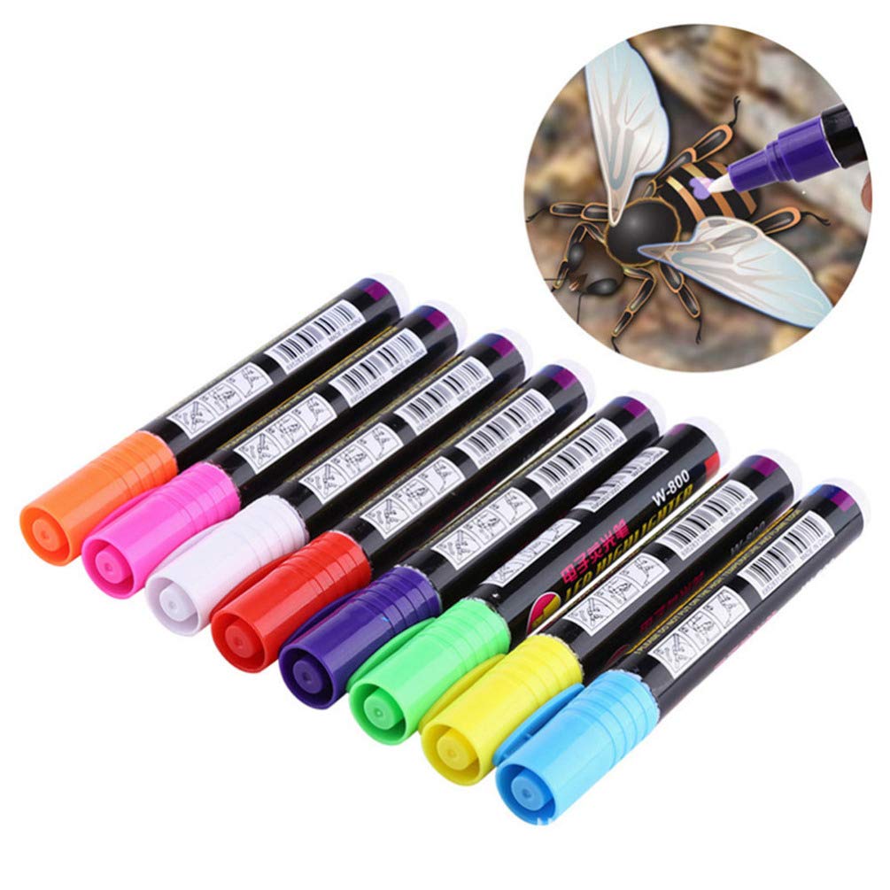 1Pcs Queen King Bee Markeerstift Marker Pen 8 Kleuren Optionele Queen Bee Onschadelijk Markering Pen Dier Bijenteelt Gereedschappen