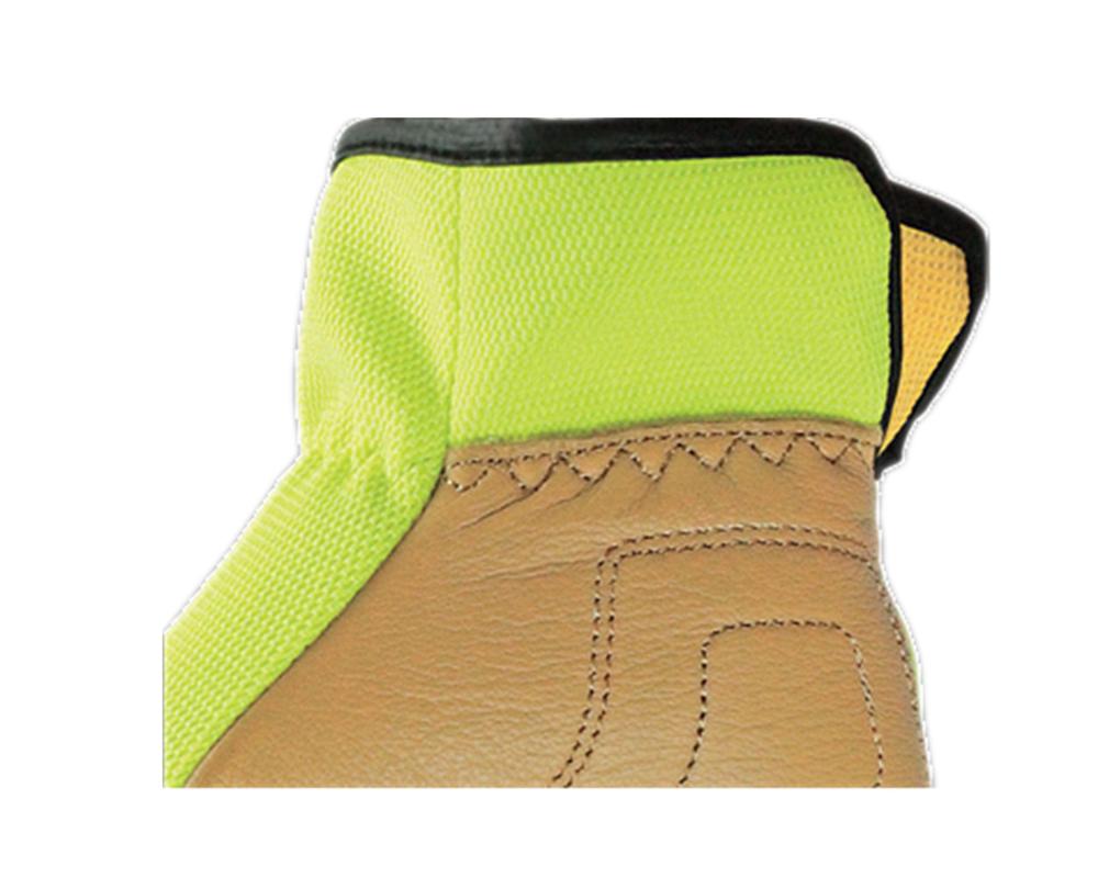 Safety Lime Hybrid Plus Extra Durable Non-slip Working gloves(X-Large,Green)