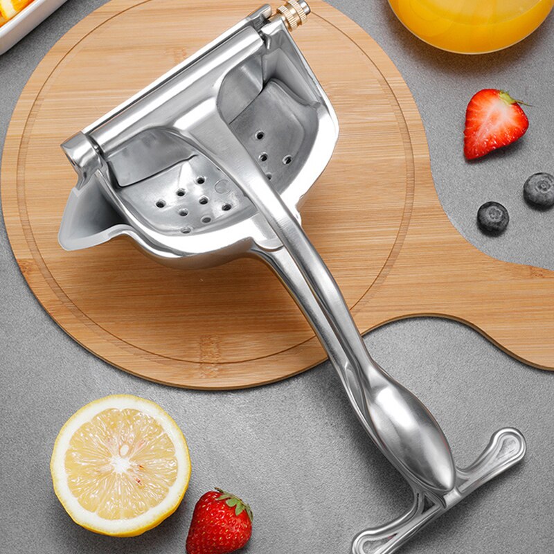 Presse-jus manuel en alliage d'aluminium main pression presse-agrumes poignée presse grenade Orange jus citron presse-agrumes maison cuisine outil Presse-agrumes orange Presse à canne à sucre Outils de fruits