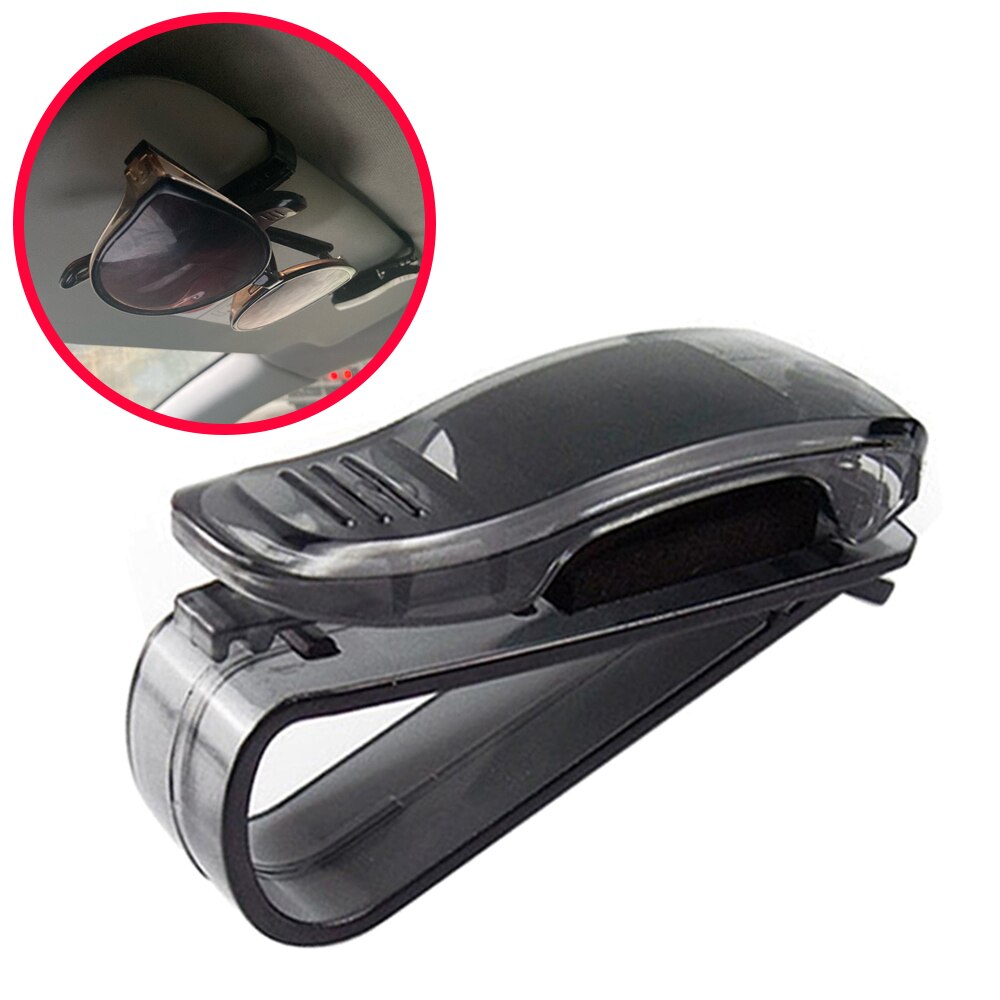 Auto-Brillenhalter für Sonnenblende, Sonnenbrillenhalter, Brillen-Clip-etui, universeller Auto-Visier-Brillen-Fahrkarte-Karten-Clip-Organizer