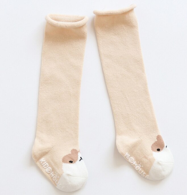 Peuter kind baby meisje kniehoge lange sokken strik katoen zachte kousen 0-3 jaar: C / 1 to 3 jaar