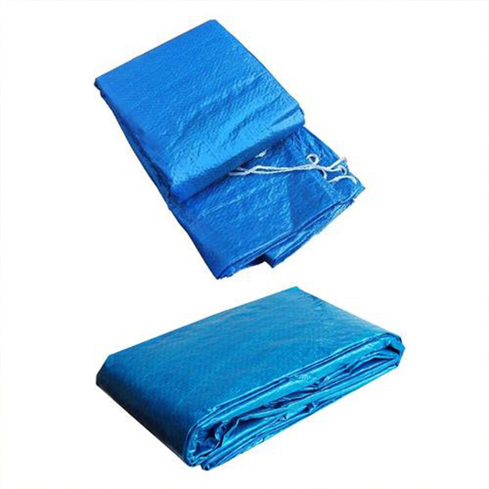 Round Pool Cover Thick Swimming Pool Dust Cover Ground Cloth for Outdoors