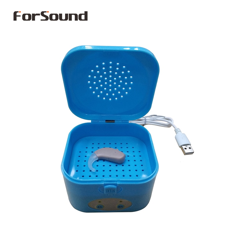 DryGuard USB Hearing Aid Electrical Dehumidifier with 4H or 8H, Hearing Aid Dryer, Hearing Aid Dry Case with Timer Control