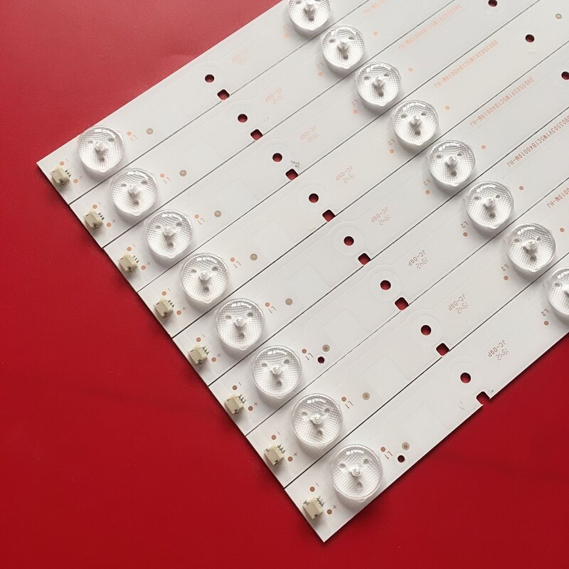 Kit 8 PCS 5LED 400mm LED strip for NS-40D420NA16 SVH390A06 Samsung 2013CHI400 3328N1 05