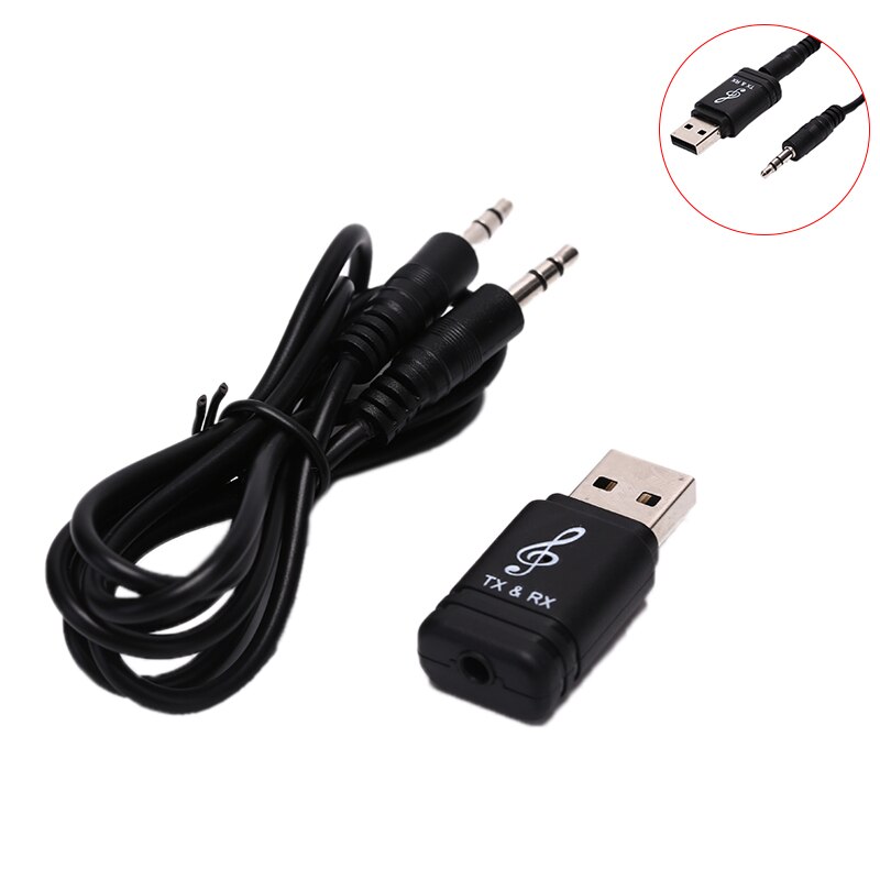 2 in 1 USB Bluetooth 5.0 Transmitter Receiver PC TV Speaker Wireless Adapter