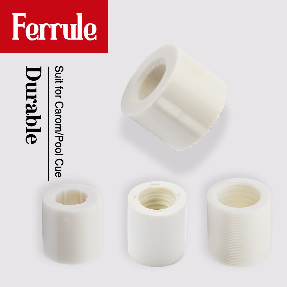 Virola de billar XTC, palo de billar para Taco de Carom, 3 cojines, accesorio de billar duradero, 2 uds.