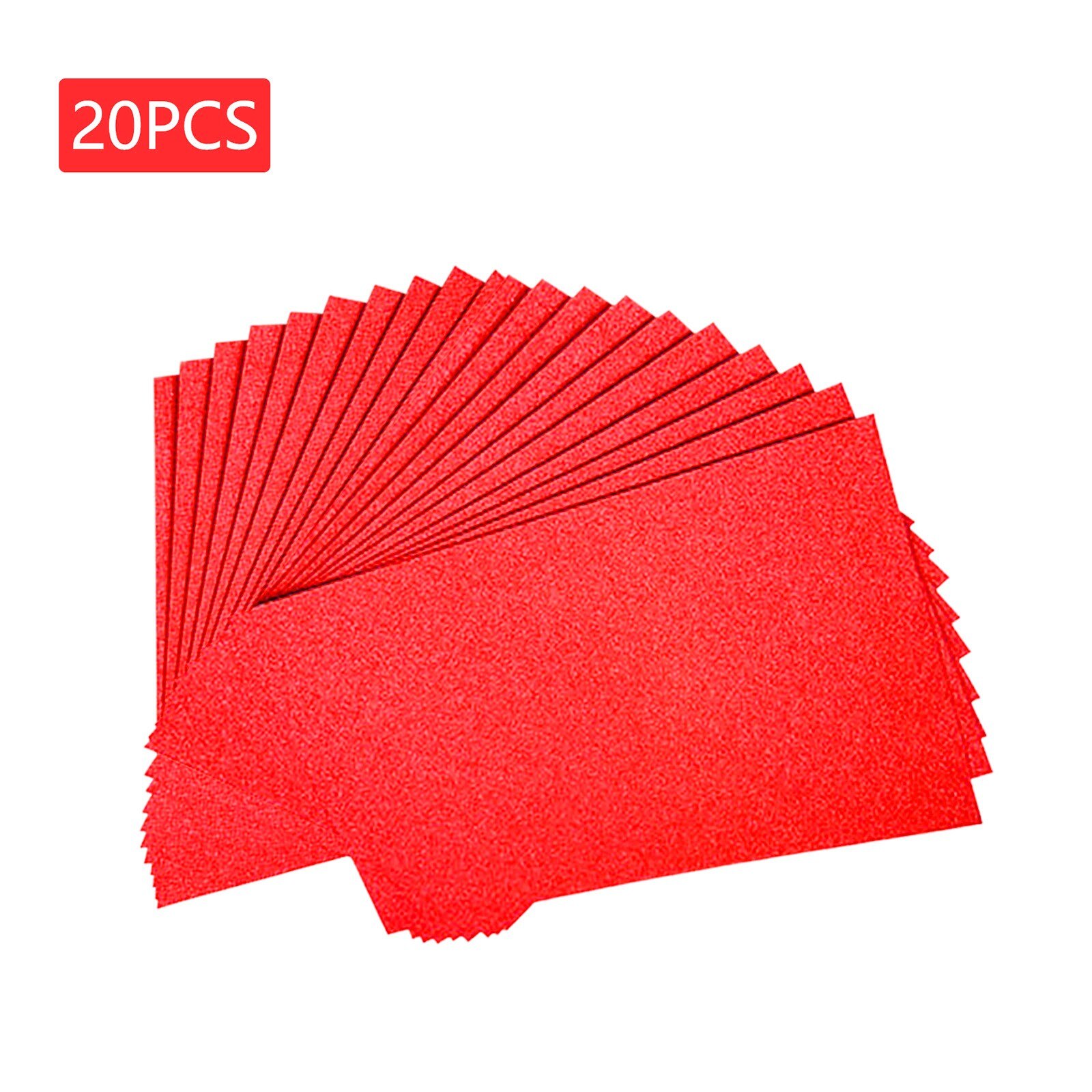 Flash Card Paper Flash Shiny Craft Paper Advanced A4 Flash Paper A variety of rainbow colors Glitter Cardstock No Adhesive: RED B