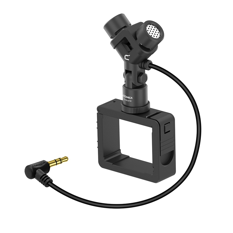 Comica CVM-MT06 di Movimento del Microfono XY Stereo A doppio Microfono A Condensatore Cardioide Macchina Fotografica di Azione Video Mic per DJI Osmo Tasca (3.5 MILLIMETRI TRS): Default Title