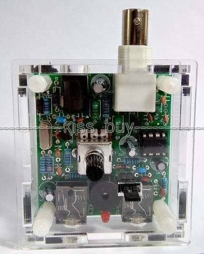 Assembled S-PIXIE CW QRP Ham Amateur Shortwave Radio Transceiver 7.023Mhz + Case