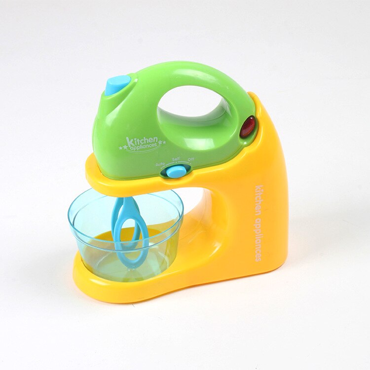 Simulation Appliances Kitchen Mini Blender Toaster Mixer With Led Pretend Play Toy Children Play House Baby Girls Kids Toys: A03