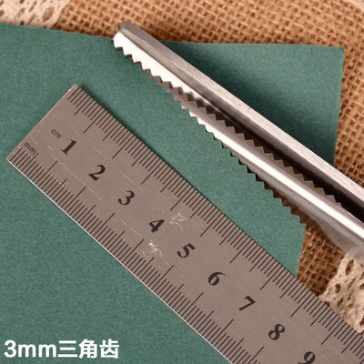 Dressmaking Pinking Shears Fabric Crafts Zig Zag Cut Lace Scissors: 3mm triangular tooth