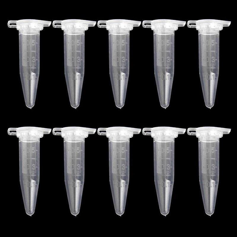 10 x plastic measuring cylinder centrifuge tube for laboratory Transparent