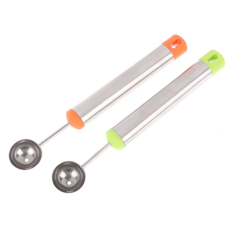 1PC Ice Cream Dig Ball Spoon Baller of Varied Cold Dishes Tool Watermelon Melon Fruit Spoon Wood Spoon Coffee Spoon