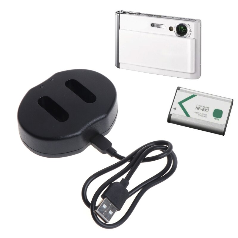 NP-BX1 Dual USB Ladegerät Für Sony RX100 II III HDR-wie100V wie15/10 Kamera