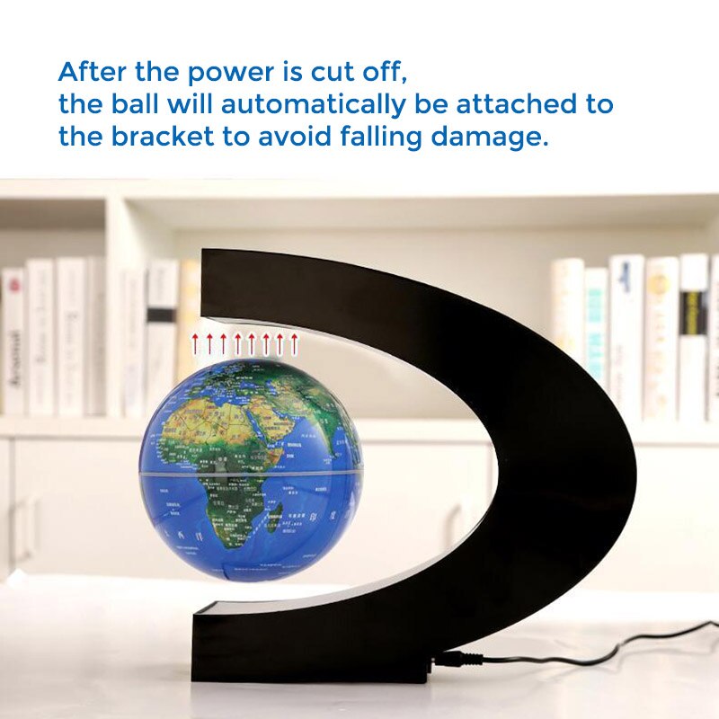 Magnetische zwevende wereldbol nieuwigheid decoratie onderwijsbenodigdheden wereldkaart thuiskantoor decoratie kinderen