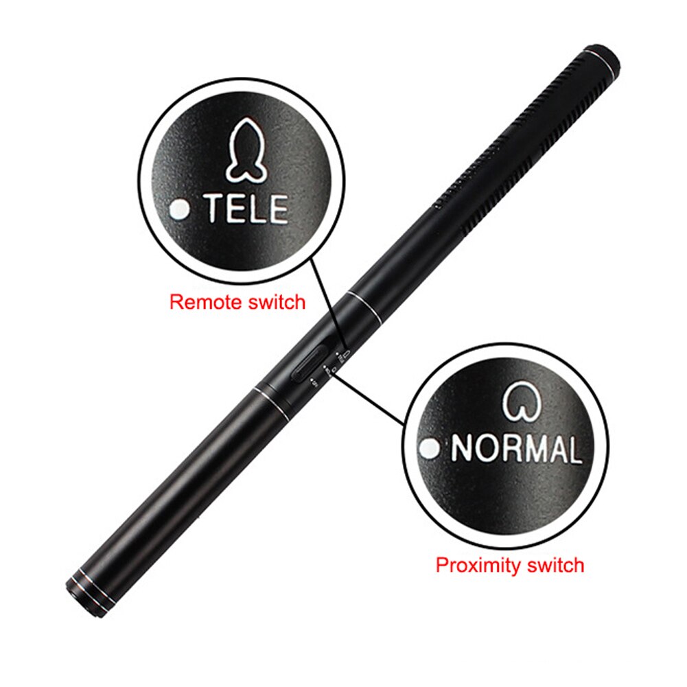 Reporter Interview Microphone Wired Microphone Uni-Directional Capacitive MIC For DSLR SLR Camera Camcorder Video