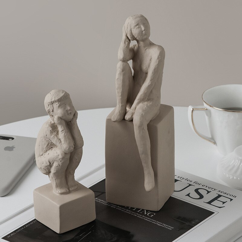 Picture of Nordic Character Sculpture Ornament Modern Minimal... – Vicedeal