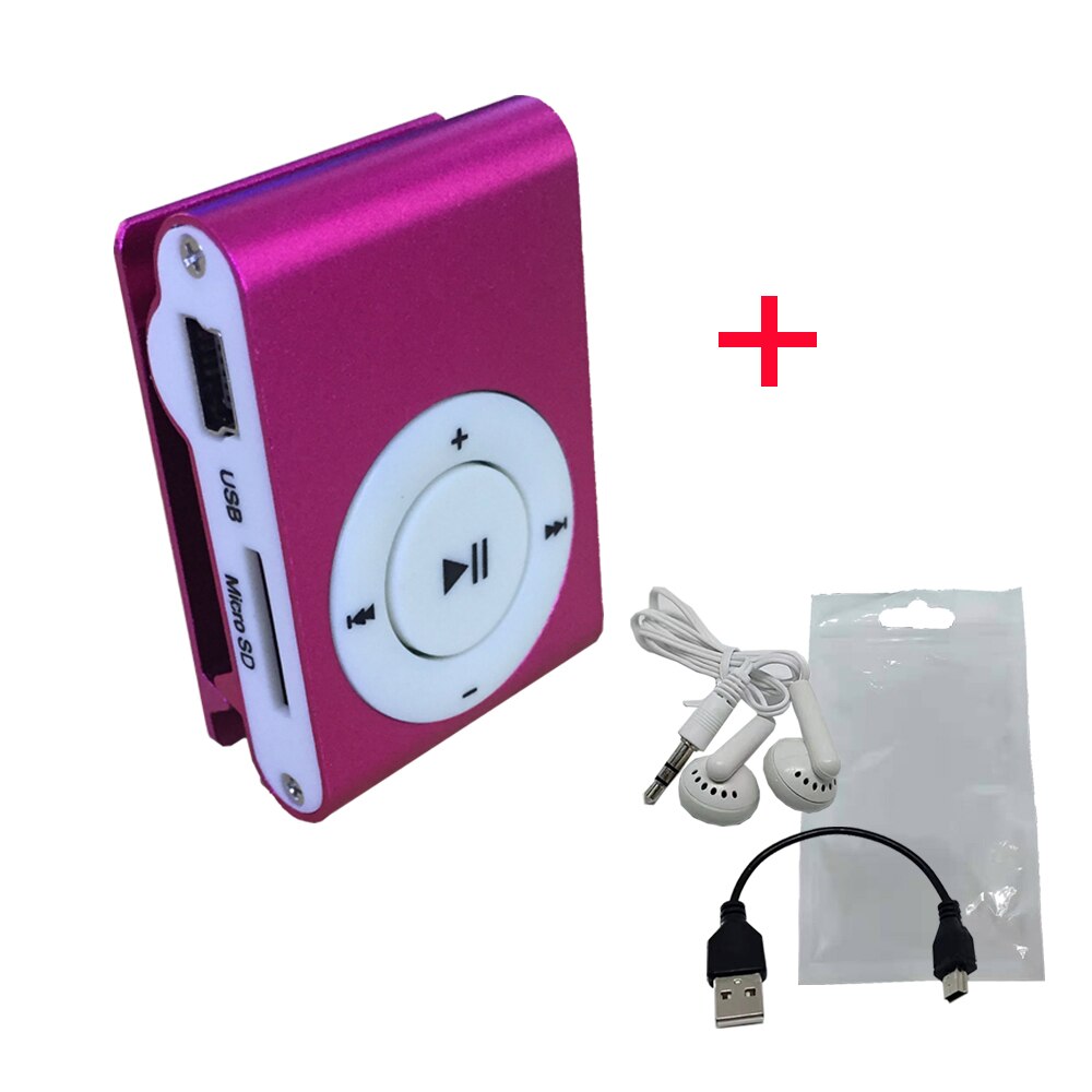 Clip mp3 speler mini mp3 muziekspeler mp3 speler 5v waterdichte mp3 speler zwemmen mp3 модуль mp3 плеер: pink bag packaging