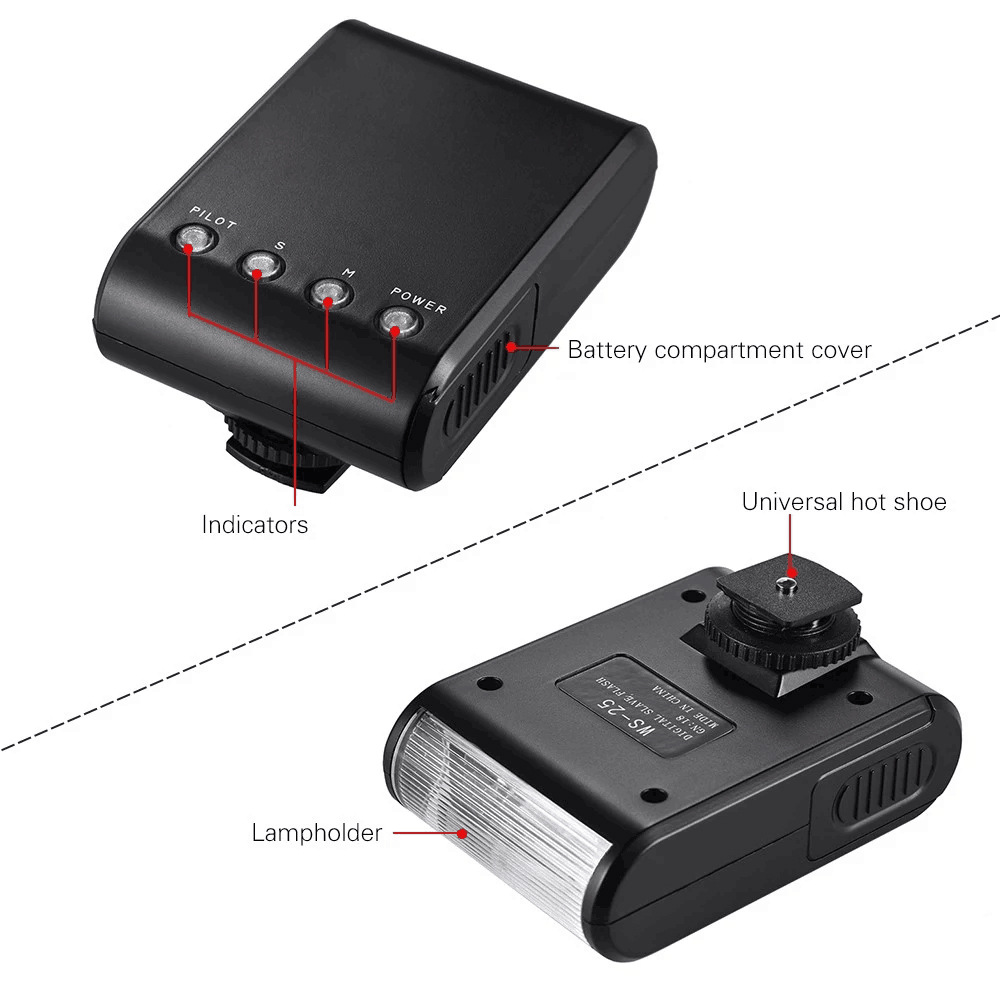 MAMEN Camera Flash Light Mini Speedlite Studio Spe... – Grandado