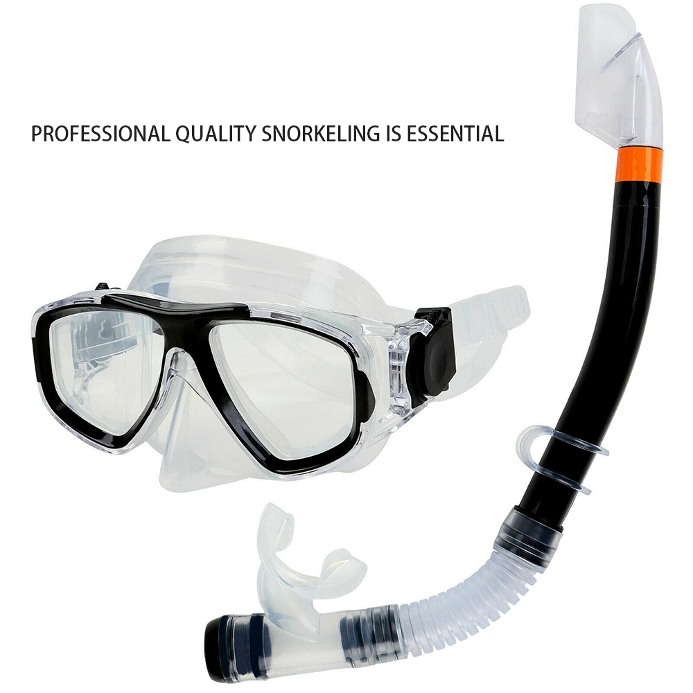 Masque de plongée masque de plongée sous-marine et tubas lunettes lunettes plongée natation facile souffle Tube ensemble piscine