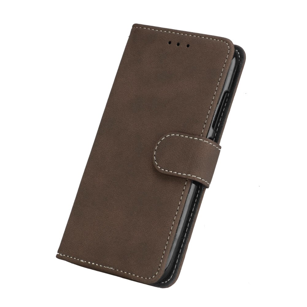 Wallet Pu Coque Cover 5.5For Asus Zenfone 2 Ze551ml Case For Asus Zenfone 2 Ze551Ml Ze550Ml Ze500Cl Phone Back Coque Cover Case: For Ze551Ml / Brown