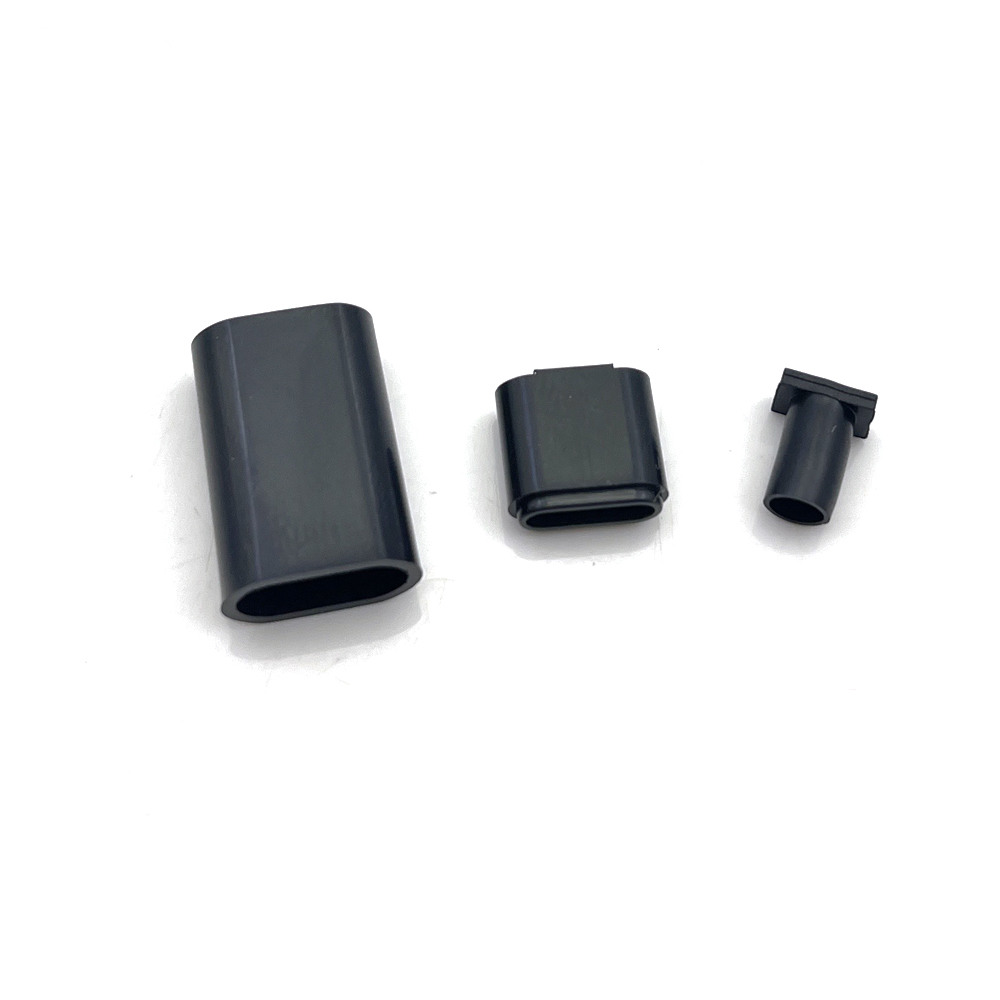 USB C Connectors Plastic housing TYPE-C Male Plug Plastic shell Type-C Charging Plugs Plastic casing USB-C Date cable Plug shell: black / Under 5Pcs