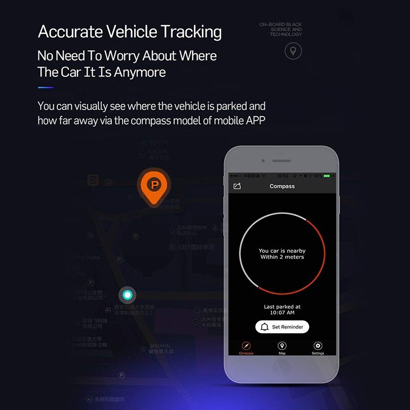 GPS Dual USB Car Charger 2 Port USB Adapter Quick Charger GPS APP Instelling Controle Auto-onderdelen