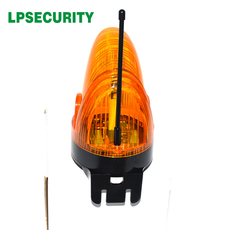 12V 24V 220v outdoor Antenna LED or Bulb Alarm Light Strobe Flashing Emergency Warning Lamp wall mount for Gate Opener no sound