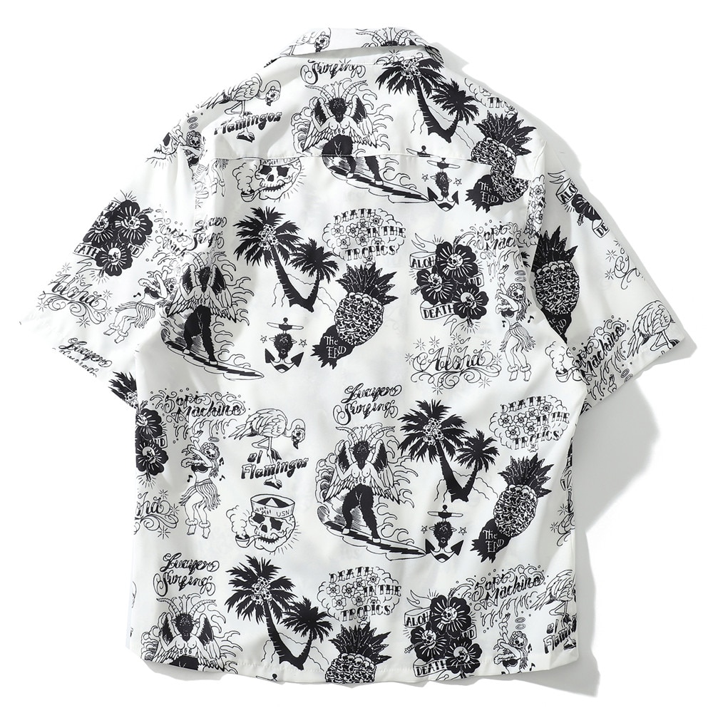 Oscn 7 casual rutig kortärmad skjorta män street hawaii beach kvinnor justerbar fåll kortärmade skjortor herr 3204