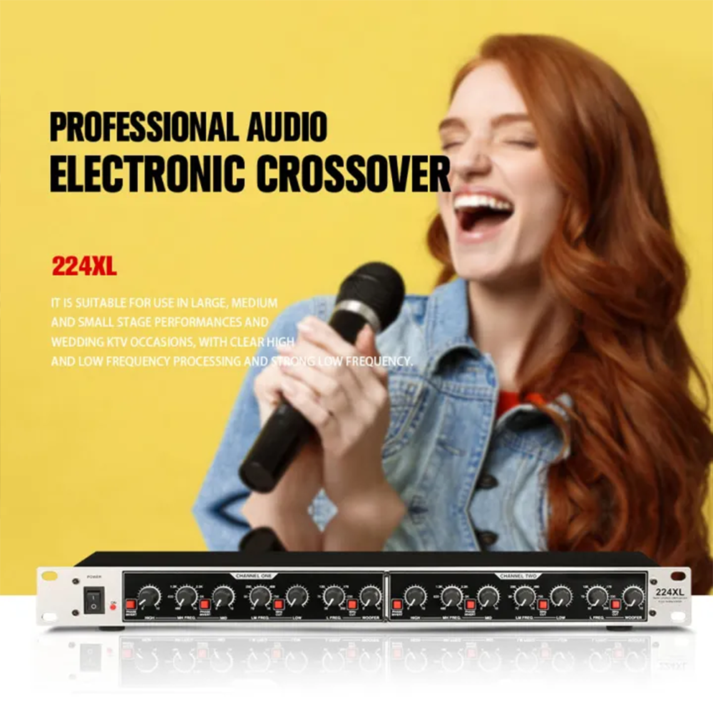 dbx 224xl dbx224 4-way electronic crossover white Ultra low bass stage bar performance audio