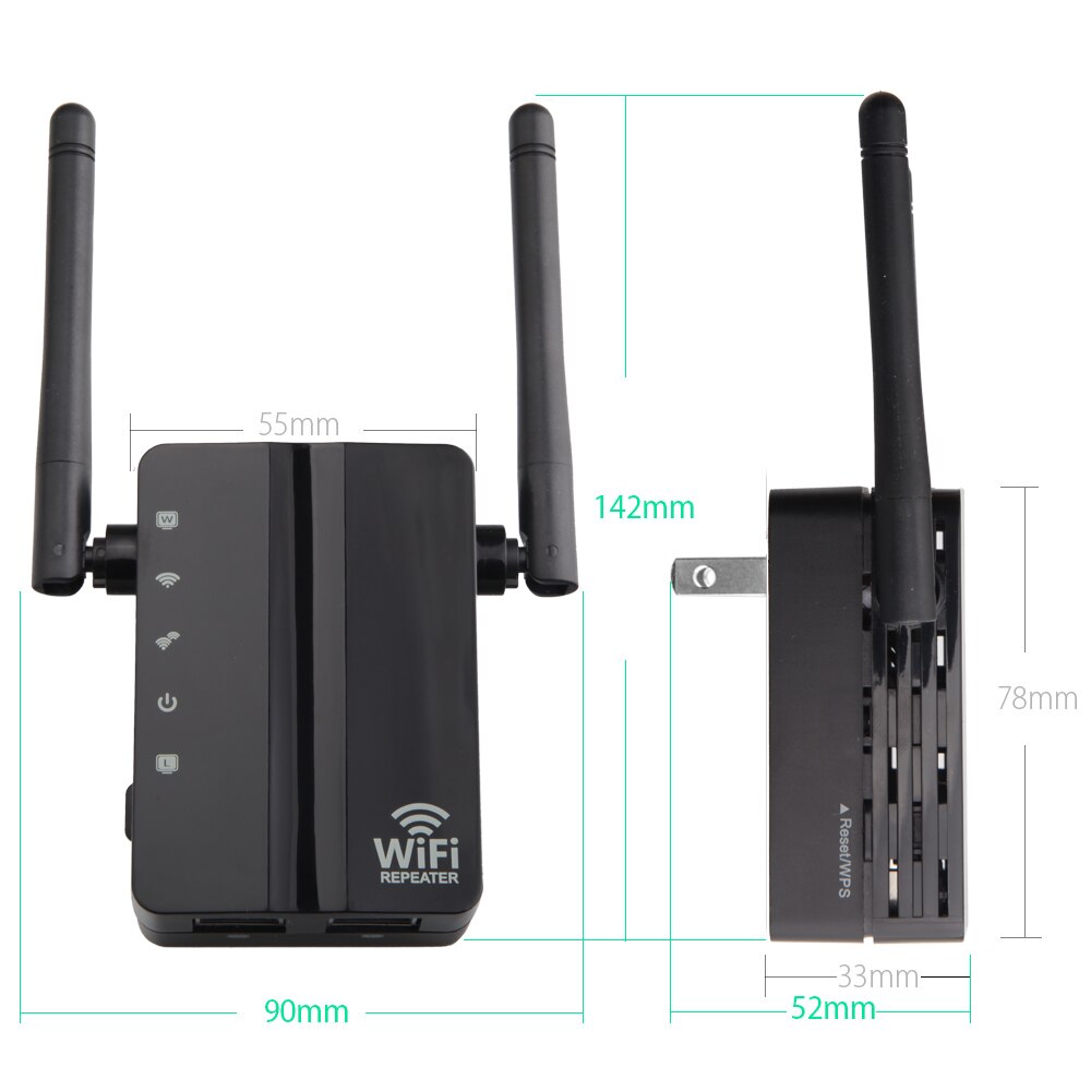 300Mbps Mini Wireless N Router Wifi Repeater Wi-Fi Range Extender Router 2.4Ghz 802.11n/g/b Signal Booster with AP Modes
