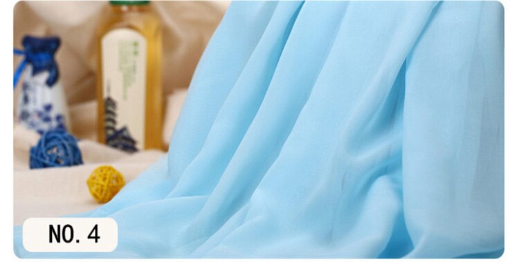 1.5 Meter *1 Meter Chiffon Fabric Sheer Bridal Wedding Dress Lining Fabric Skirt Party Decorator Georgette Tulle Dress Material: 4