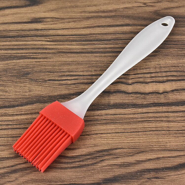 Newest Silicone Oil Brush Baking Bakeware Bread Cook Brushes Pastry Oil BBQ Cake Basting Brush Tool Kitchen Accessories: Red