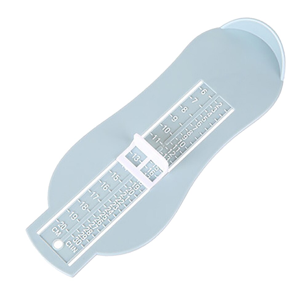 5 Kleuren Baby Voet Heerser Kinderen Voet Lengte Meten Apparaat Kind Schoenen Calculator Voor Chikdren Baby Schoenen Fittings Gauge Gereedschap: Blauw
