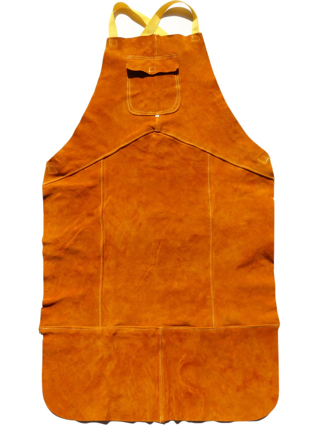 Welding apron full leather chest protector safety overalls