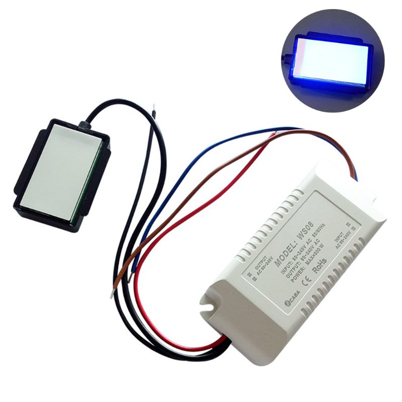 Interruptor táctil de encendido/apagado para espejo de baño, lámpara de iluminación de 220V y 300W, antivaho, sistema inteligente para el hogar, Sensor humano C7AD