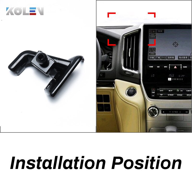 Car Mobile Phone Holder For Toyota Land Cruiser 200 LC200 Gravity GPS Stand Special Mount Navigation Bracket